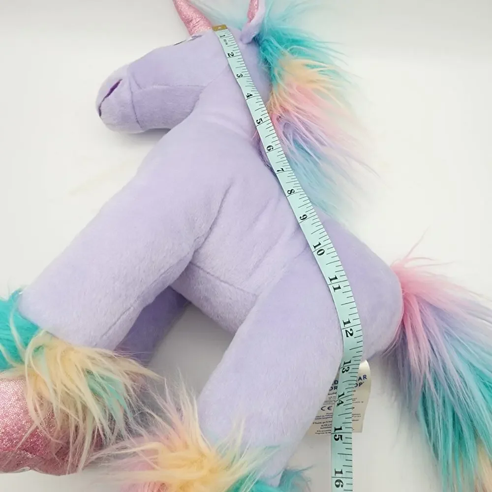Build a Bear Fairy Friends Purple Unicorn Plush Stuffed Animal 15
